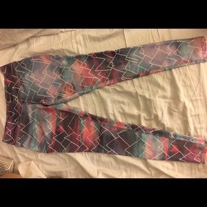 Colorful workout leggings